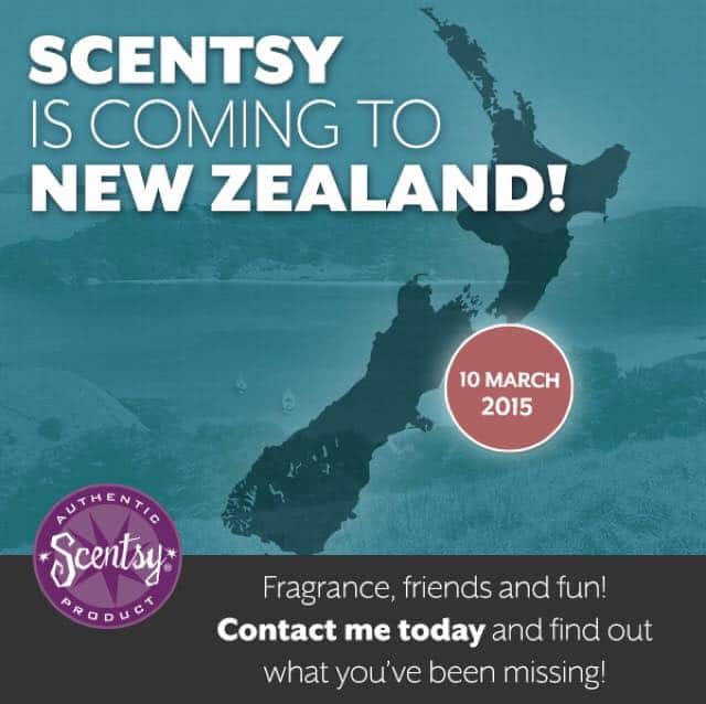 Scentsy New Zealand Map
