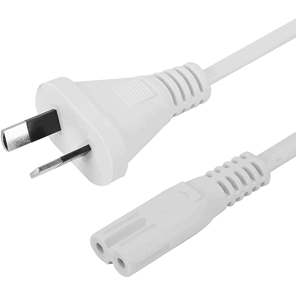 2-Pin White Cord (AU)