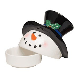 Snowman Countdown Dish