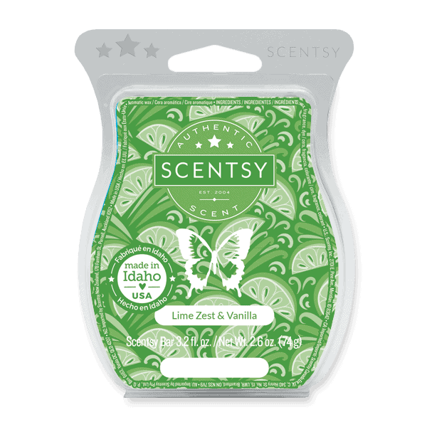 Lime Zest & Vanilla Scentsy Bar
