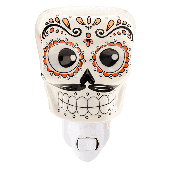 Sugar Skull - Mini Scentsy Warmer (Wall Plug)