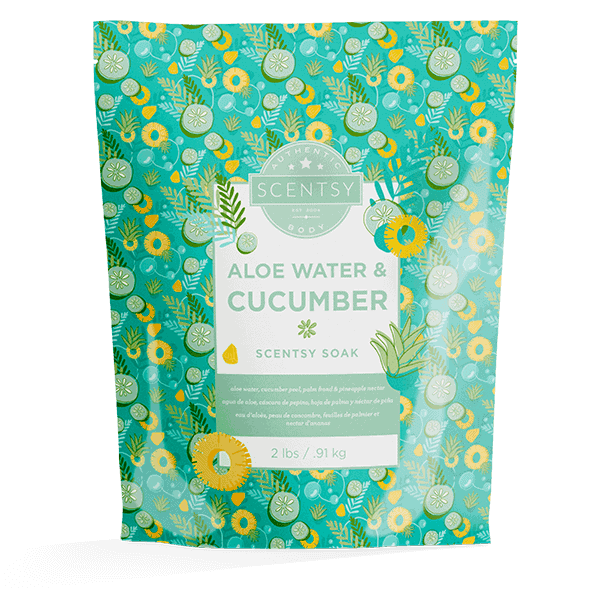 Aloe Water & Cucumber Scentsy Soak