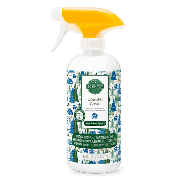 Very Snowy Spruce Counter Clean