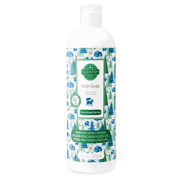 Very Snowy Spruce Dish Soap