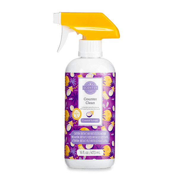 Coastal Sunset Counter Clean