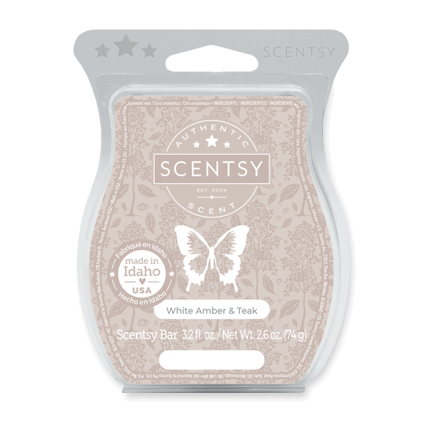 White Amber & Teak Scentsy Bar