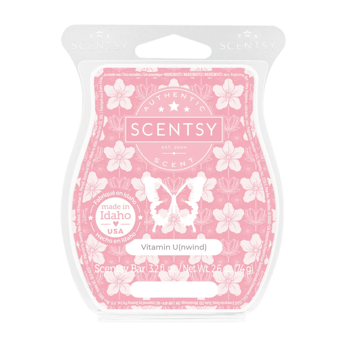 Vitamin U(nwind) Scentsy Bar