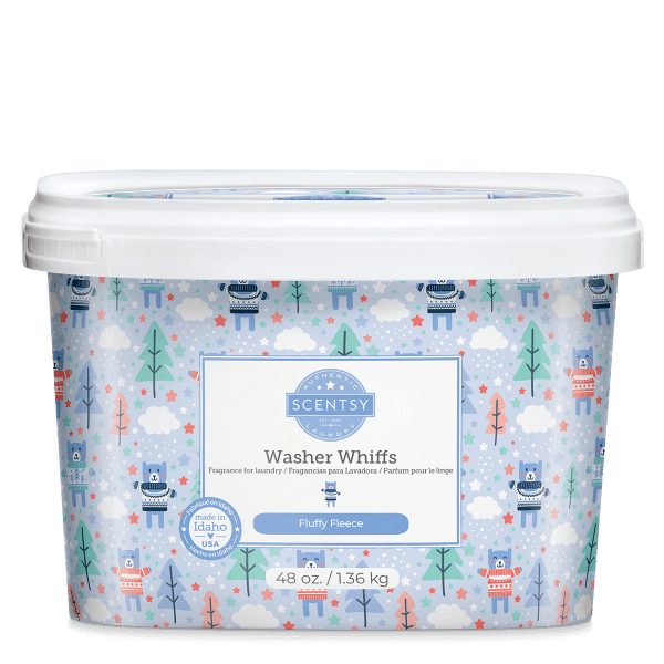 Fluffy Fleece Washer Whiffs Tub