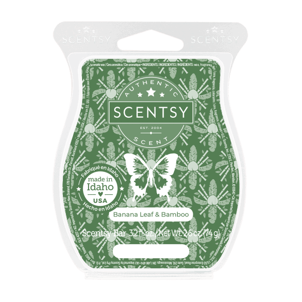 Banana Leaf & Bamboo Scentsy Bar