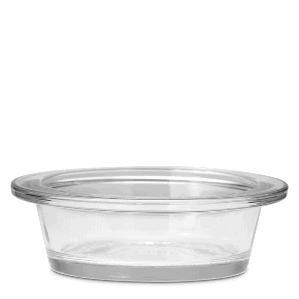 Glass Pumpkin Clear Replacement Dish