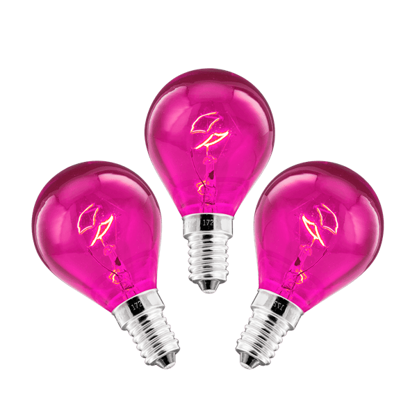 25 Watt Light Pink Bulb 3-pack