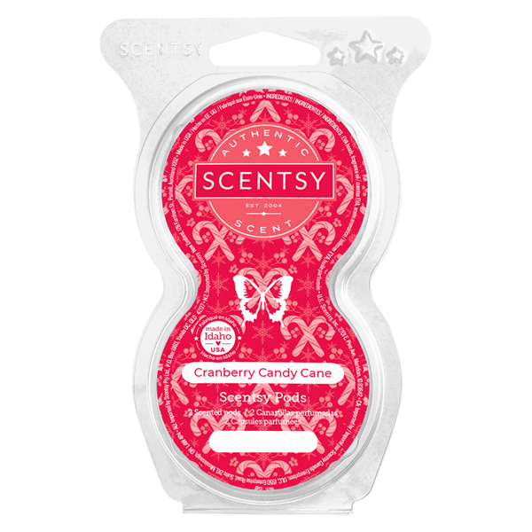 Cranberry Candy Cane Scentsy Pods