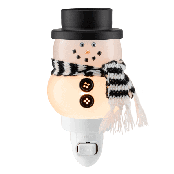 Snow Cute Mini Scentsy Warmer - Lit