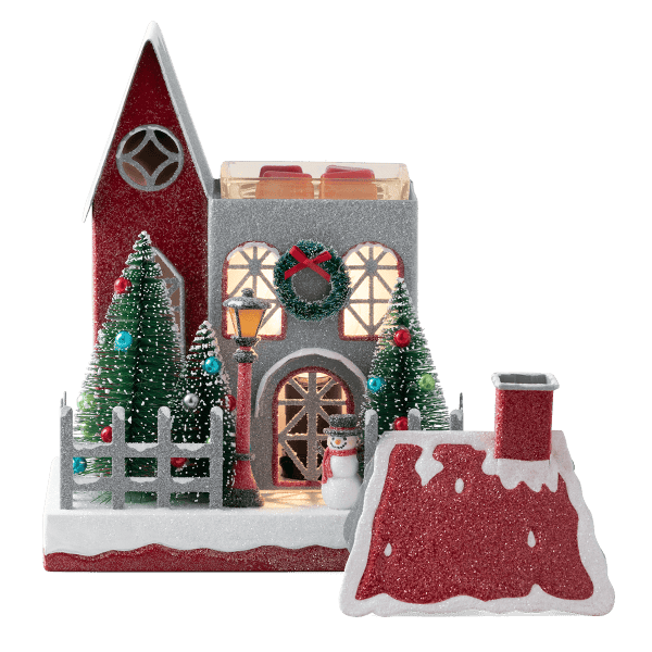 Snowed In Scentsy Warmer - Lit