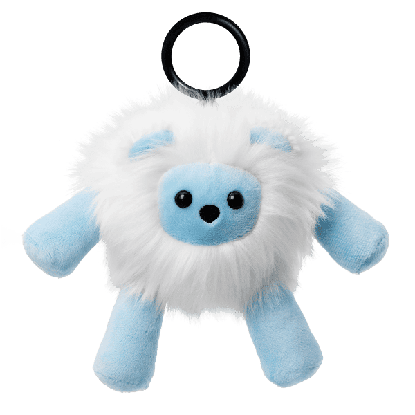 Yuri the Yeti Buddy Clip in Polar Bear Hug