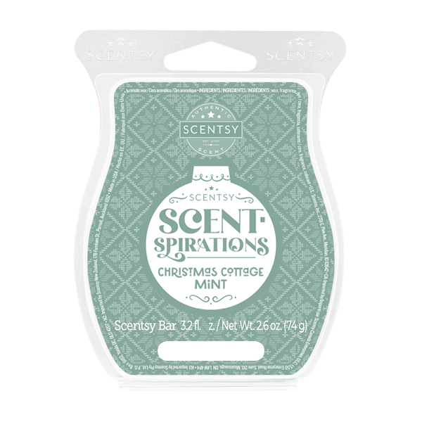 Christmas Cottage Mint Scentsy Bar