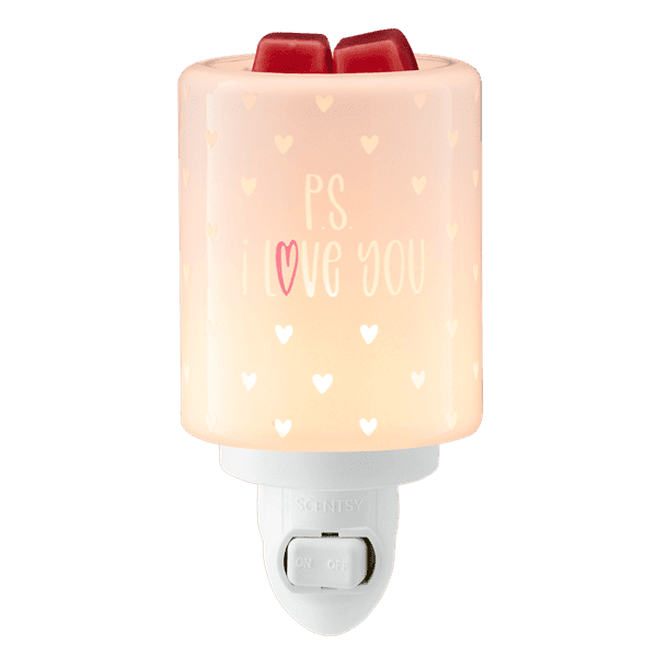 Sweet Sentiments Mini Scentsy Warmer - Lit
