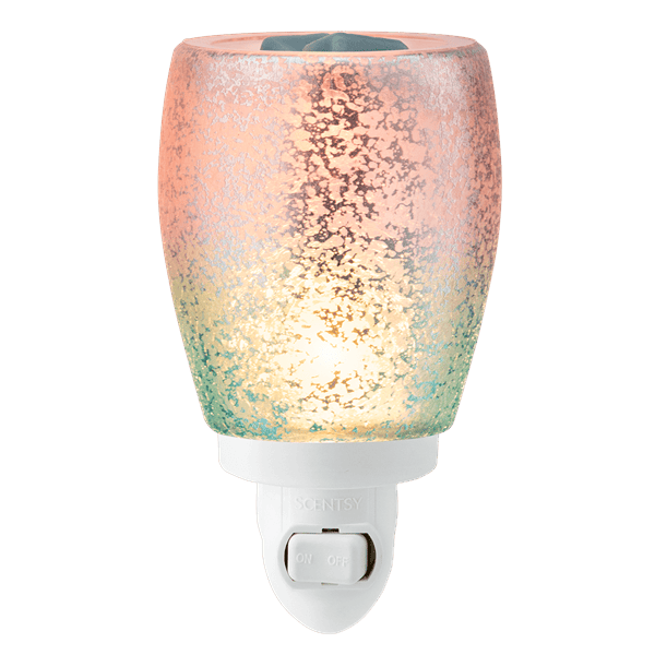 Pink Mirage Mini Scentsy Warmer - Lit