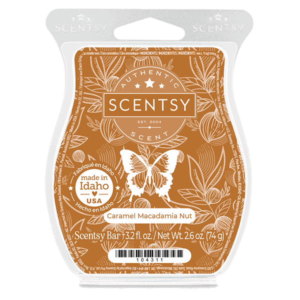 Caramel Macadamia Nut Scentsy Bar