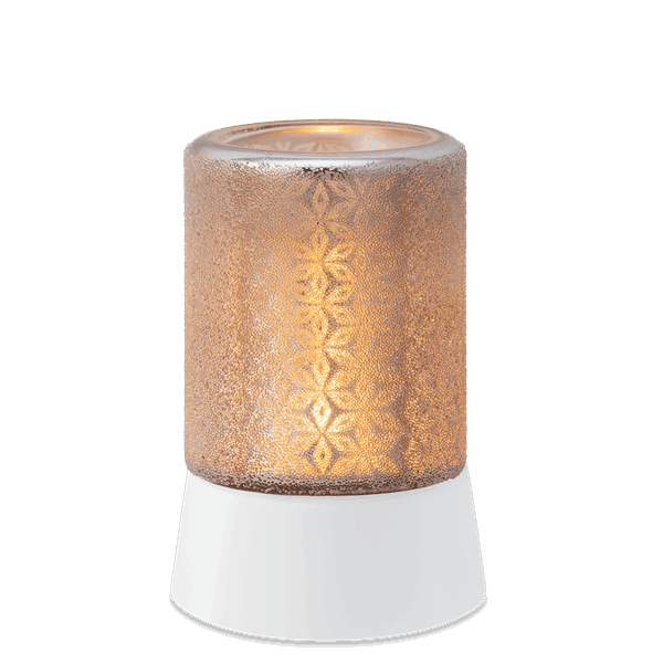Fancy Filigree Mini Scentsy Warmer with Tabletop Base