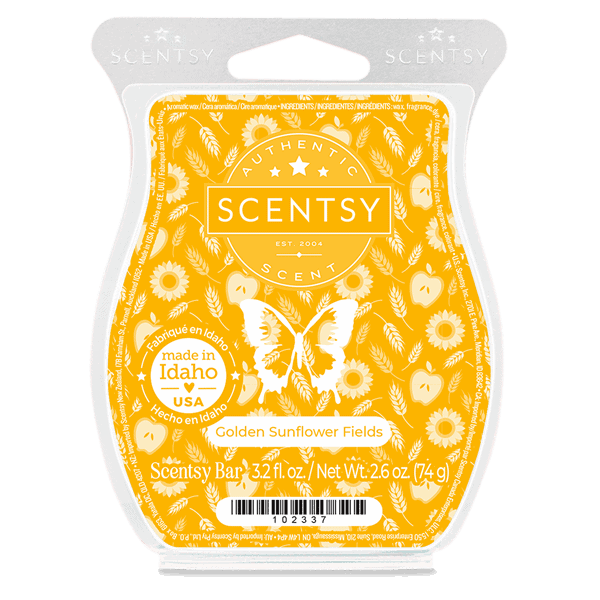 Golden Sunflower Fields Scentsy Bar