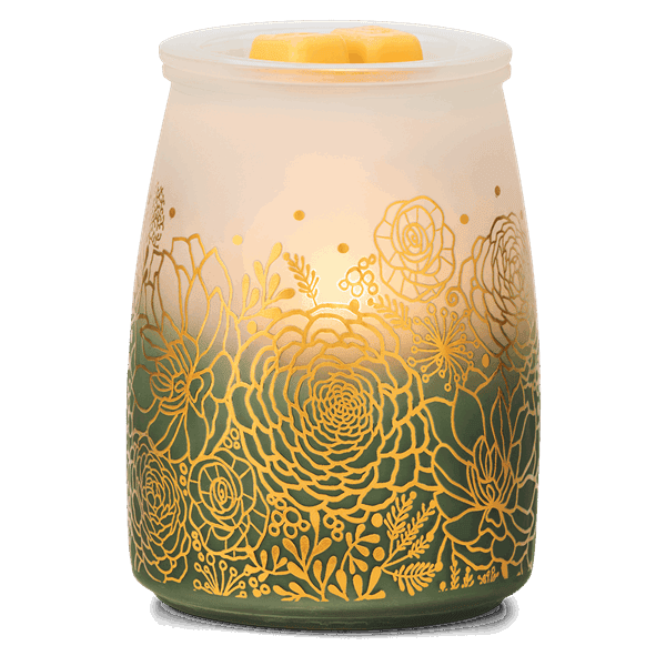 Tranquil Glow Scentsy Warmer - Lit