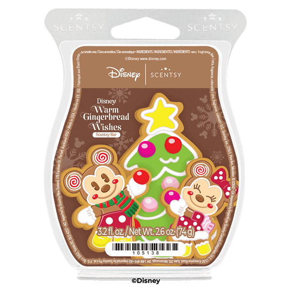 Disney: Warm Gingerbread Wishes Scentsy Bar