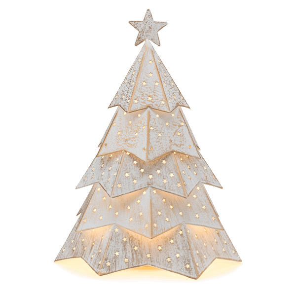 Rustic Twinkle Scentsy Warmer - Lit