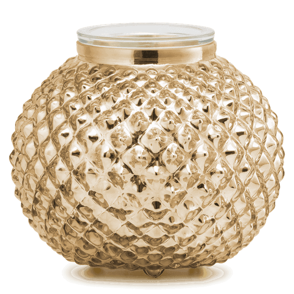 Victorian Glow - Gold Scentsy Warmer - Unlit