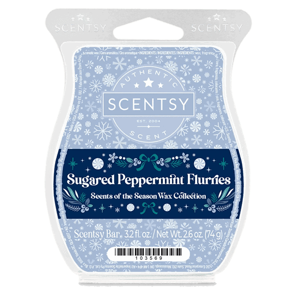 Sugared Peppermint Flurries Scentsy Bar